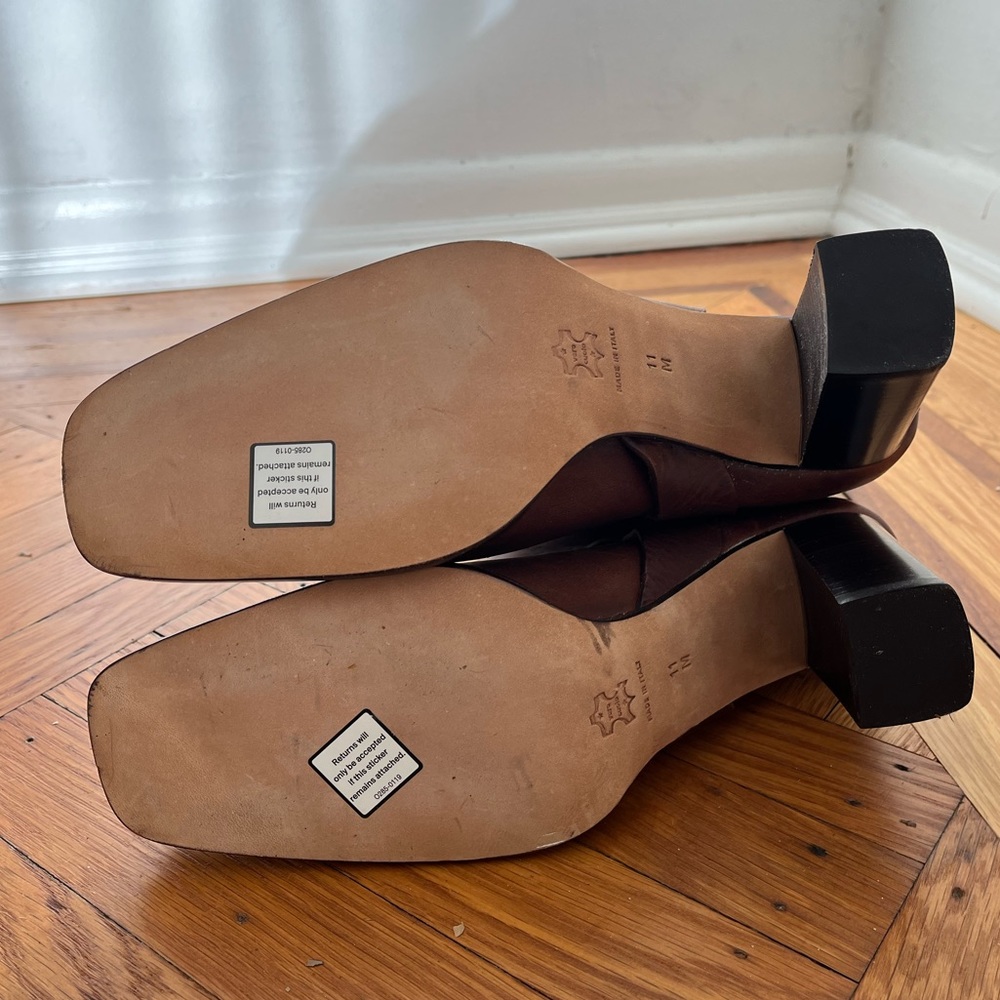 NEW Never Worn Michael Kors Brown Moto Western Style Heel Boots Size 11 - Picture 5 of 7